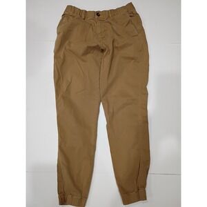 Bear Bottom Pants Mens M Brown Jogger Stretch Casual Lounge Cotton Blend